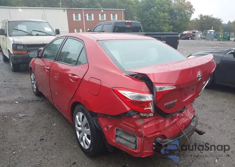 2014 Toyota Corolla Le from USA, damaged, VIN 2T1BURHE6EC109075